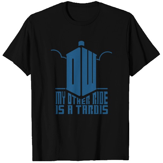 Tardis Ride Blue T Shirts