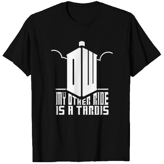 Tardis Ride_white T Shirts