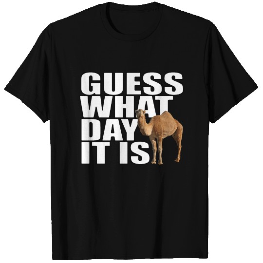 Hump Day Camel Guess What Day It Is T Shirts