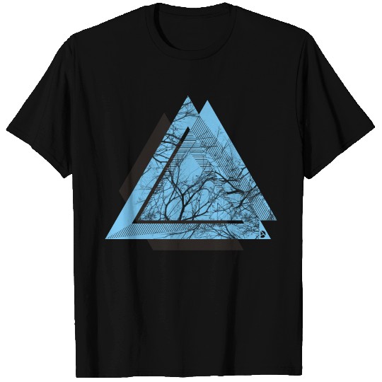 AD triangle black T Shirts