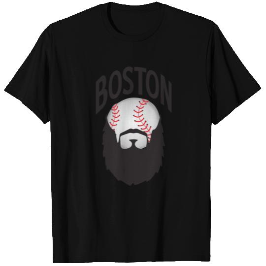 Boston Beards Boston Massachusetts Baseball T Shirts