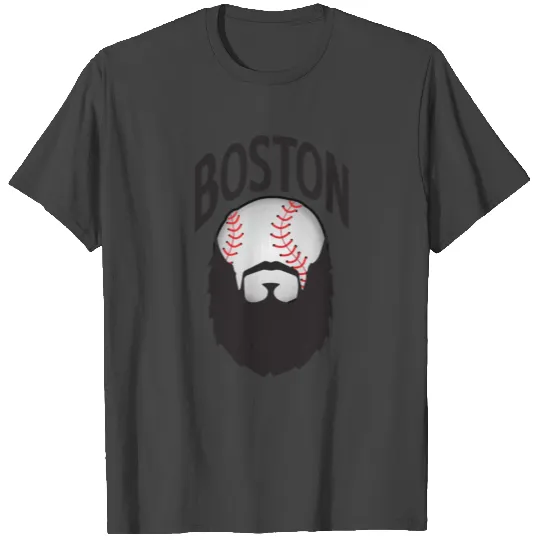 Boston Beards Boston Massachusetts Baseball T Shirts