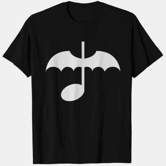 Music Note with Bat Wings T Shirts