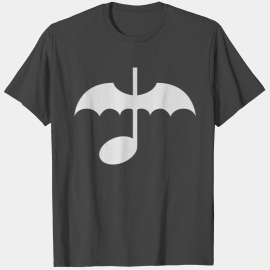 Music Note with Bat Wings T Shirts