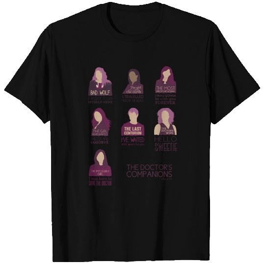 Doctor Who Companions T Shirts