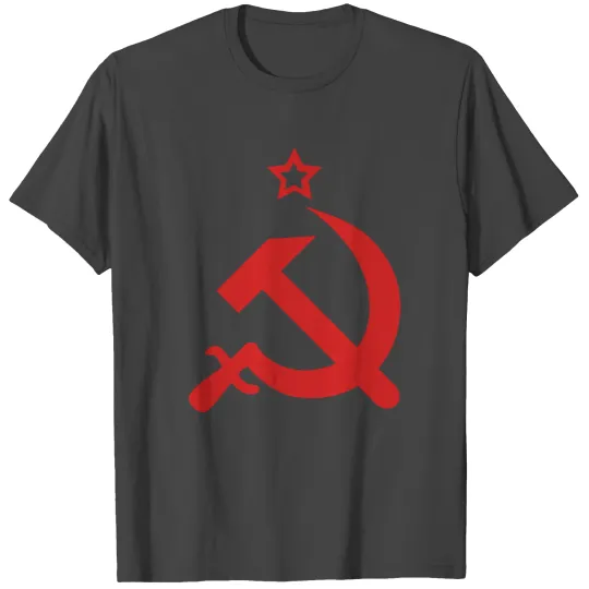 Hammer and Sickle CCCP USSR Coat of Arms Russia T Shirts