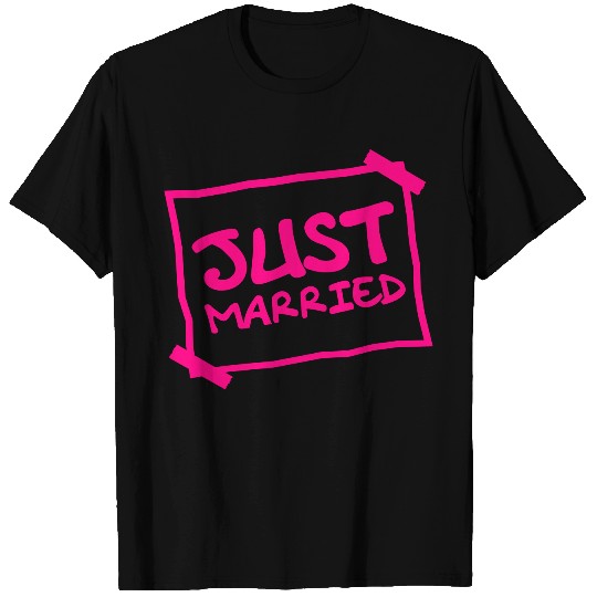 Just Married Notice T Shirts