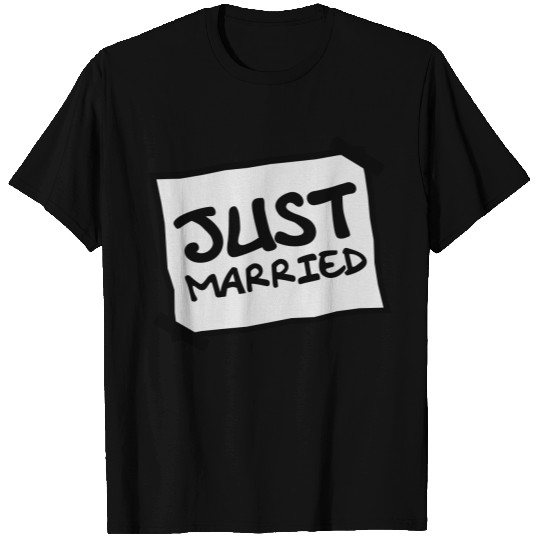 Just Married Notice T Shirts