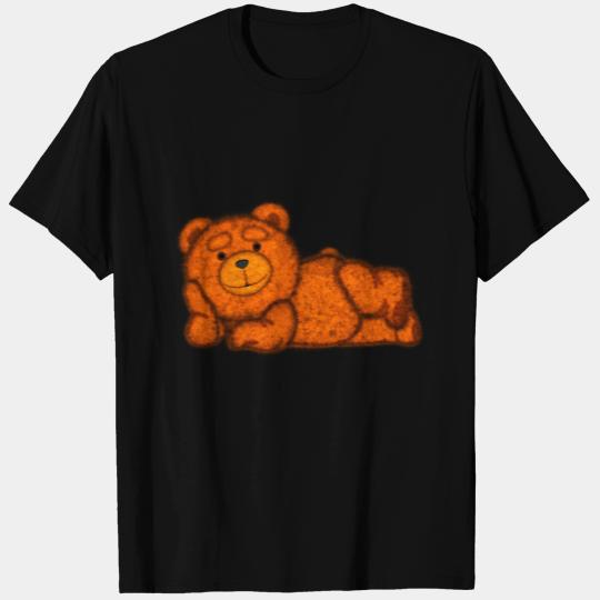 Lazzy teddy Bear Brown Eyes T Shirts