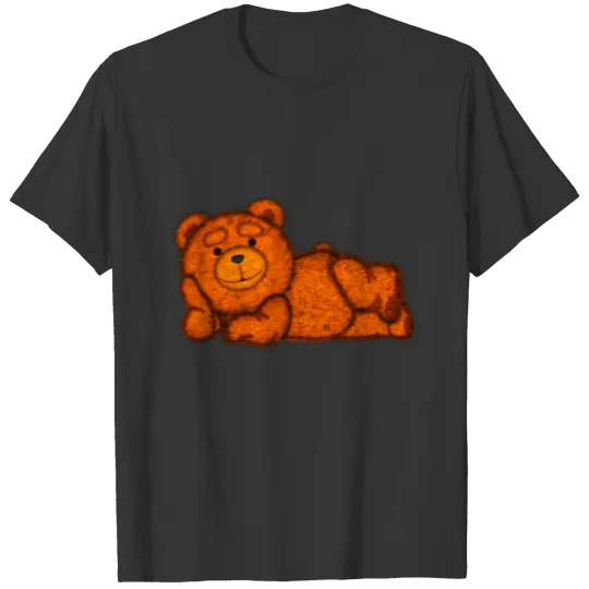 Lazzy teddy Bear Brown Eyes T Shirts