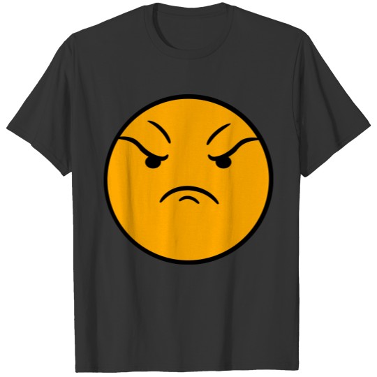 Evil hatred anger smiley T-shirt
