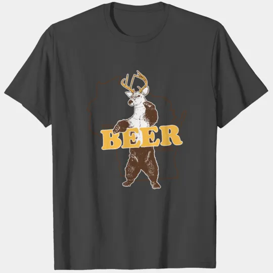 WISCONSIN THE BEER STATE T Shirts
