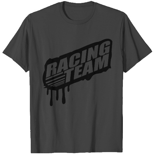 Racing Team Graffiti Stamp T Shirts