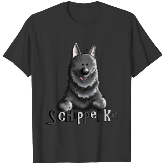 Happy Schipperke - Dog - Dogs T Shirts