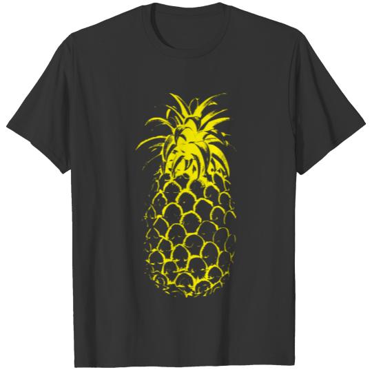 PINEAPPLE | Tropical Fruit V NECK T Shirts