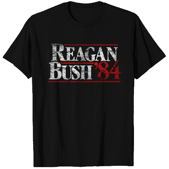 Vintage Distressed Reagan Bush '84 T Shirts
