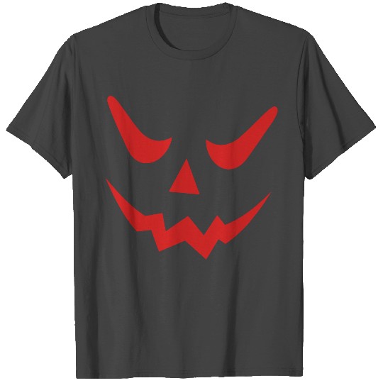 Jack O'Lantern, Halloween, Evil Face T Shirts