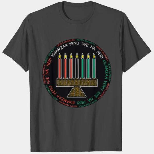 Happy Kwanzaa Black African American Holiday T Shirts