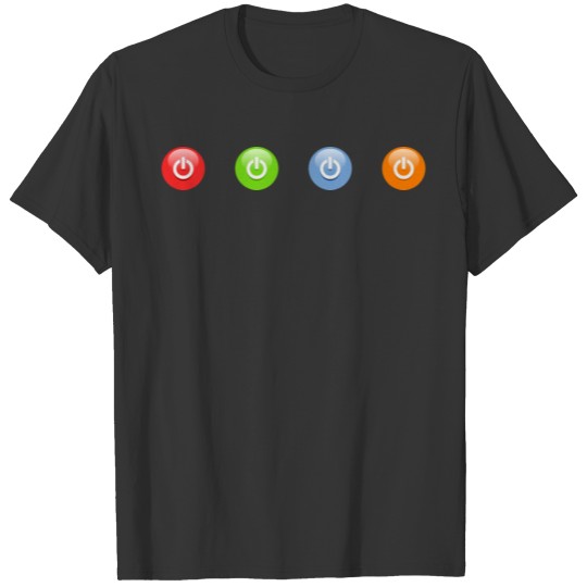 power buttons T Shirts
