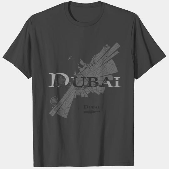 Dubai Map T Shirts