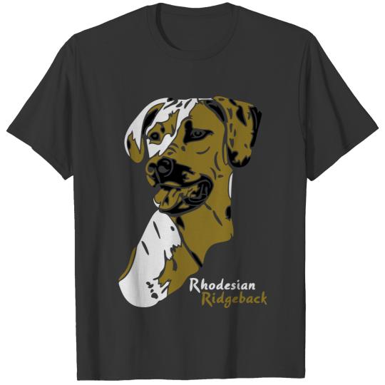 Rhodesian Ridgeback Head T-shirt