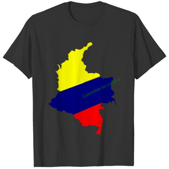 mapa de colombia T-shirt
