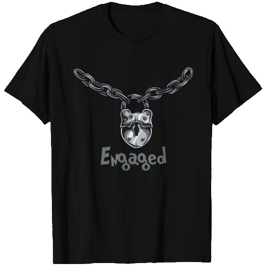 Engaged Engagement Announcement Engagement Party T Shirts