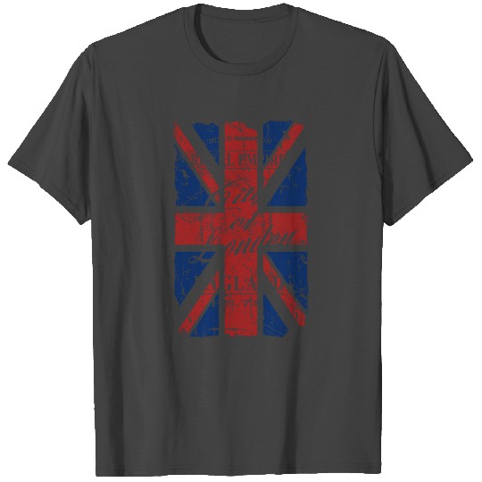 Union Jack - London - Vintage Look T Shirts
