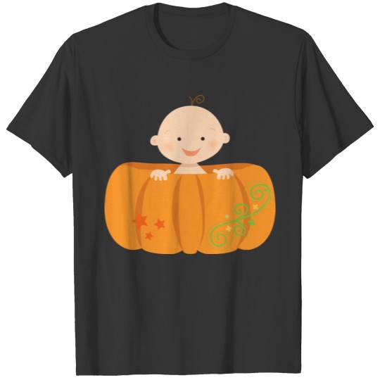 Halloween Pumpkin Baby T Shirts