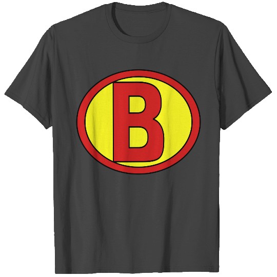 Super, Hero, Heroine, Initials, B T Shirts