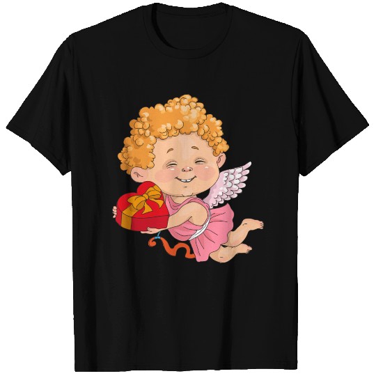 valentines day cupid angel 64 T Shirts
