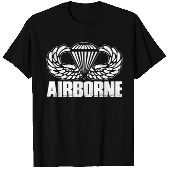 airborne airborne paratrooper 101st airborne 82n T Shirts