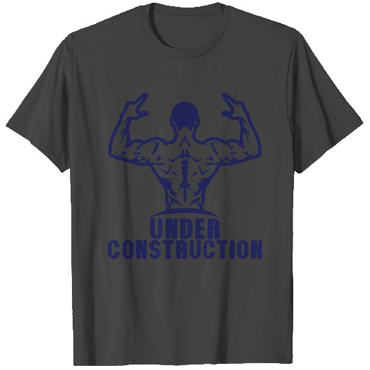under construction bodybuilding T Shirts