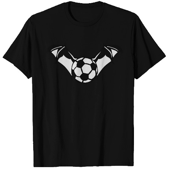 soccer ball bat wing logo T Shirts