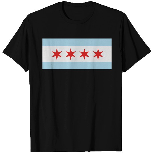 Flag of Chicago T Shirts