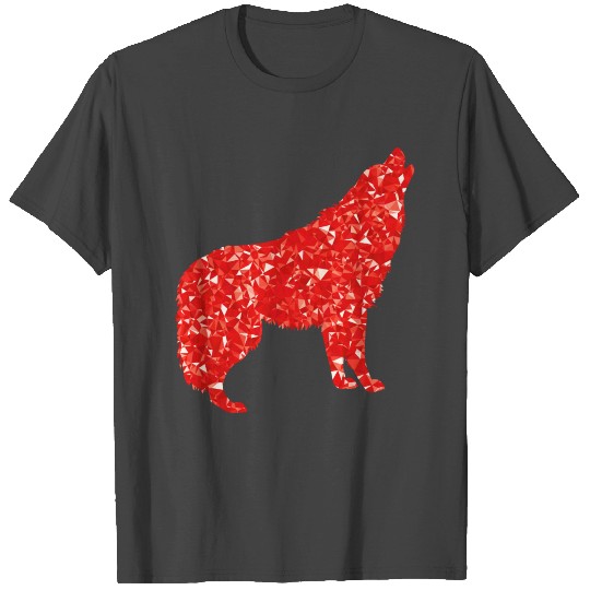 Ruby Howling Wolf T Shirts