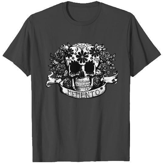 sugar skull memento T Shirts