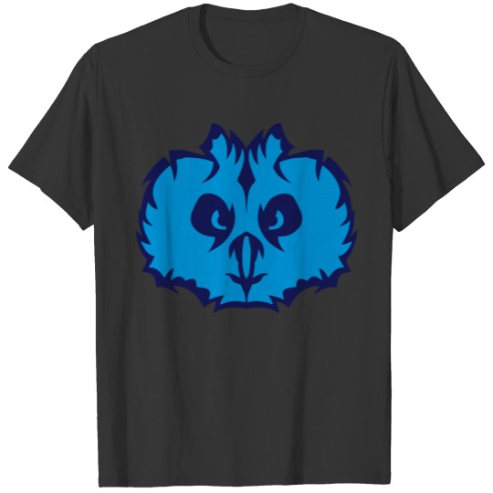 owl cartoon face 2 T-shirt