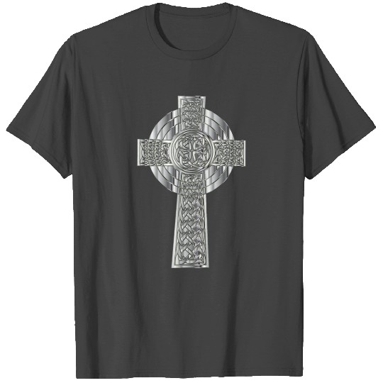 Chrome Celtic Cross T Shirts
