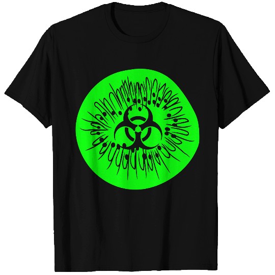 half half cut pattern kiwi fruit tasty toxic bioha T Shirts
