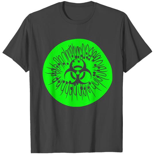 half half cut pattern kiwi fruit tasty toxic bioha T Shirts