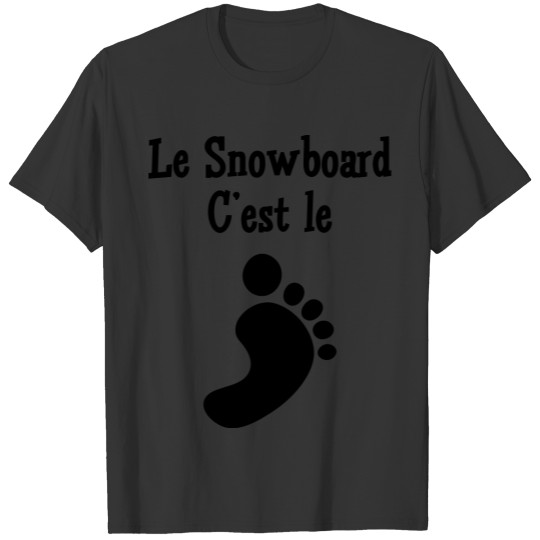Skiing Snowboarding Ski Snowboard Winter Sport T-shirt