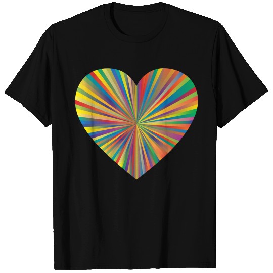 Starburst Heart 25 T Shirts
