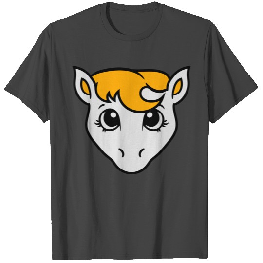 head face little cute sweet foal pony horse pferdc T Shirts