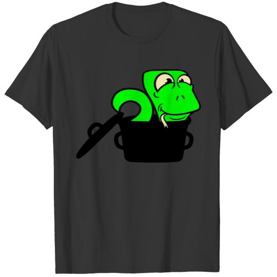 eat cook cooking pot roast delicious comic funny c T Shirts