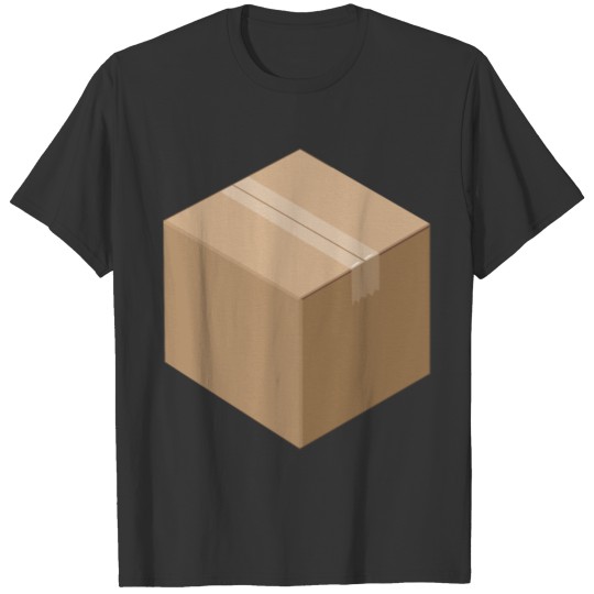 3D Isometric Cardboard Box T-shirt