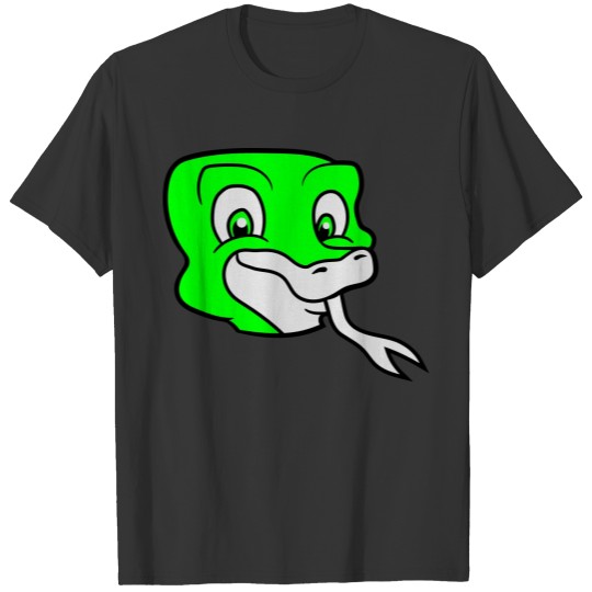 tongue face head sweet little cute baby snake chil T Shirts