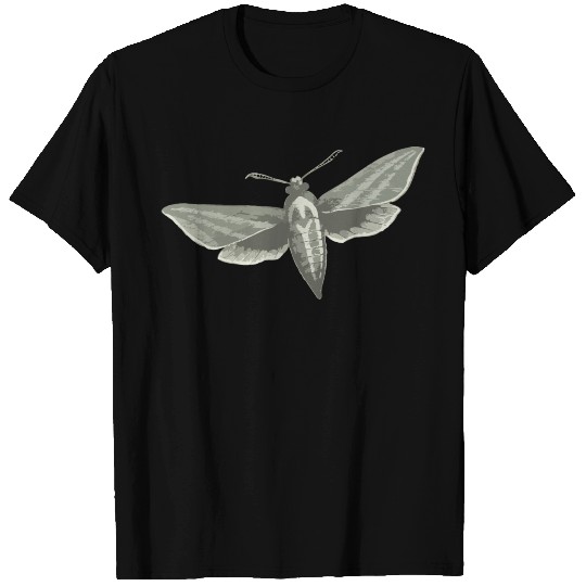Elephant hawk moth (greyscale) T Shirts