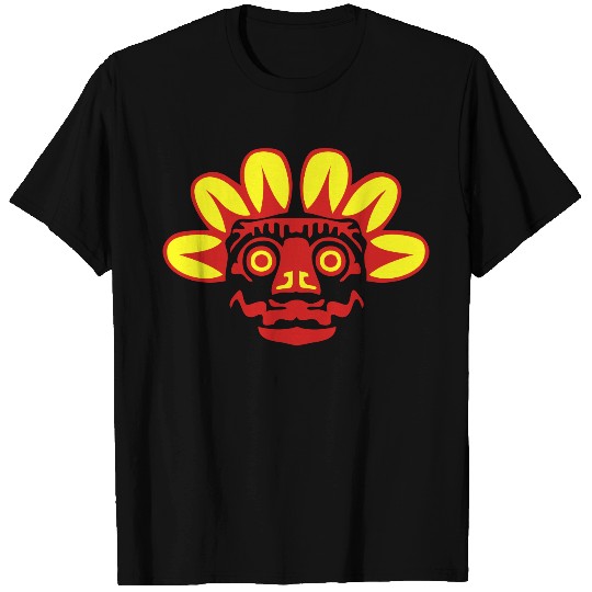 aztec statue mask 2 T Shirts