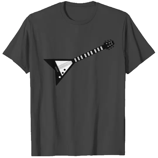 Grayscale Electric Guitar T Shirts